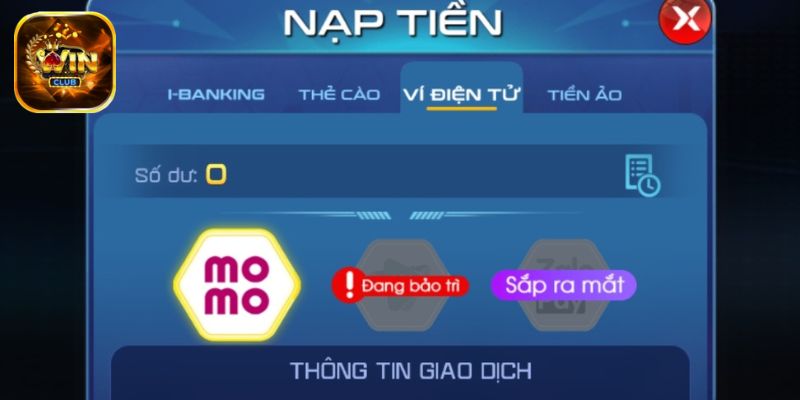 Quy trình gửi tiền thông qua ví điện tử
